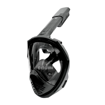 Μάσκα κατάδυσης από σιλικόνη, πλήρως στεγνή, αναδιπλούμενη μάσκα σνόρκελ για ελεύθερη κατάδυση
