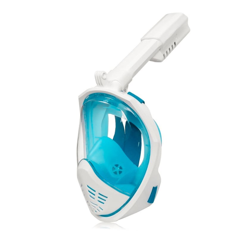 Μάσκα κατάδυσης από σιλικόνη, πλήρως στεγνή, αναδιπλούμενη μάσκα σνόρκελ για ελεύθερη κατάδυση