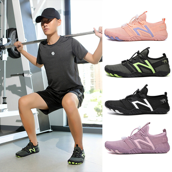 Unisex εσωτερικά παπούτσια γυμναστικής, τεχνολογία διαπνοής, ελαφριά, αντιολισθητική καουτσούκ σόλα, απορρόφηση κραδασμών