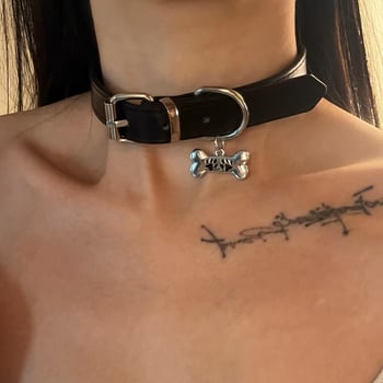 Чокър колие с форма животно/зодия, Материал: Cortical, Висулка: Сплав, Верига: ключична, Тегло: 15 g