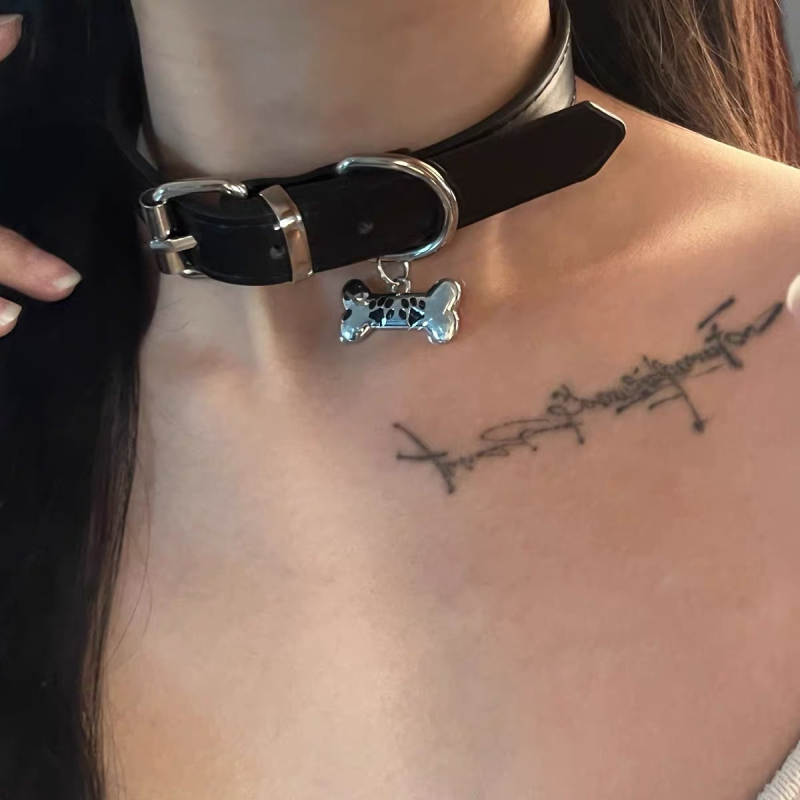 Чокър колие с форма животно/зодия, Материал: Cortical, Висулка: Сплав, Верига: ключична, Тегло: 15 g