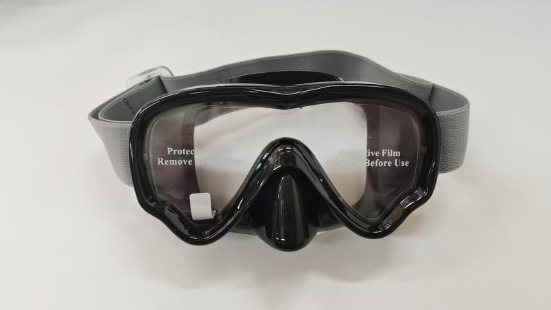 Σετ μάσκας κατάδυσης και αναπνευστήρα για παιδιά, φακοί από tempered glass, σιλικόνινη στεγανοποίηση, πλαίσιο από PC