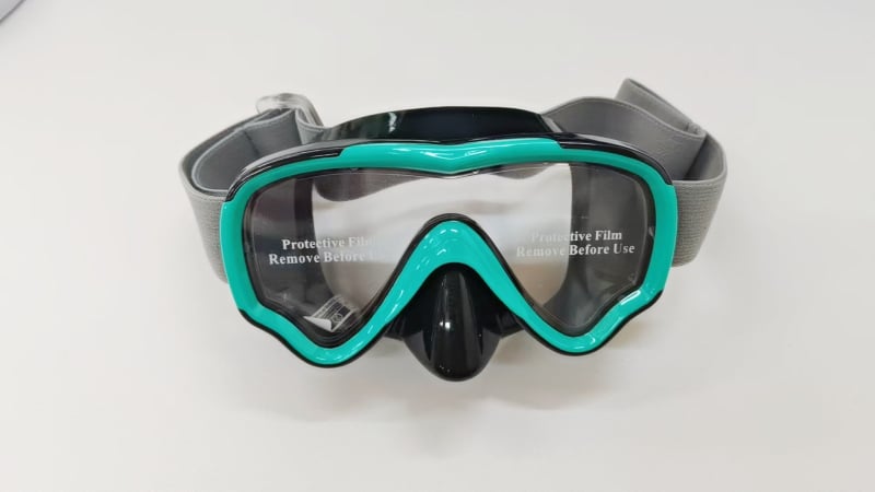 Σετ μάσκας κατάδυσης και αναπνευστήρα για παιδιά, φακοί από tempered glass, σιλικόνινη στεγανοποίηση, πλαίσιο από PC