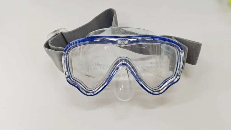 Σετ μάσκας κατάδυσης και αναπνευστήρα για παιδιά, φακοί από tempered glass, σιλικόνινη στεγανοποίηση, πλαίσιο από PC