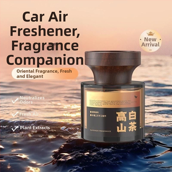 Strength Factory Difuzor parfum pentru mașină – Musk Chypre, Plastic, Două în Una pentru mașină și decor de casă, Evaporare 1–15 zile