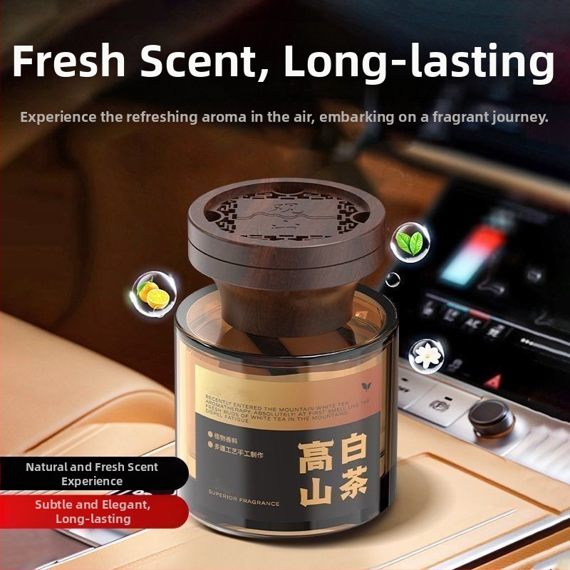 Strength Factory Difuzor parfum pentru mașină – Musk Chypre, Plastic, Două în Una pentru mașină și decor de casă, Evaporare 1–15 zile