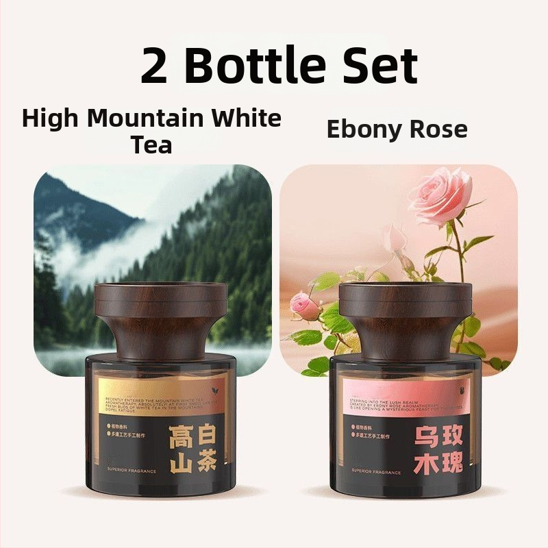 Strength Factory Difuzor parfum pentru mașină – Musk Chypre, Plastic, Două în Una pentru mașină și decor de casă, Evaporare 1–15 zile