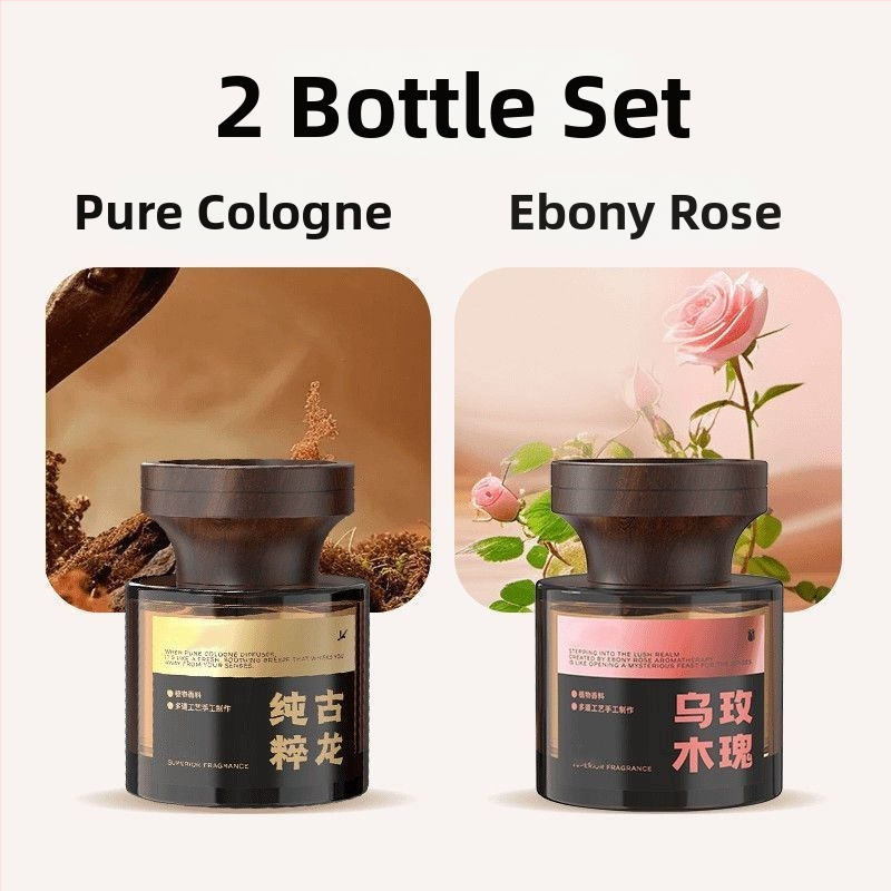 Strength Factory Difuzor parfum pentru mașină – Musk Chypre, Plastic, Două în Una pentru mașină și decor de casă, Evaporare 1–15 zile