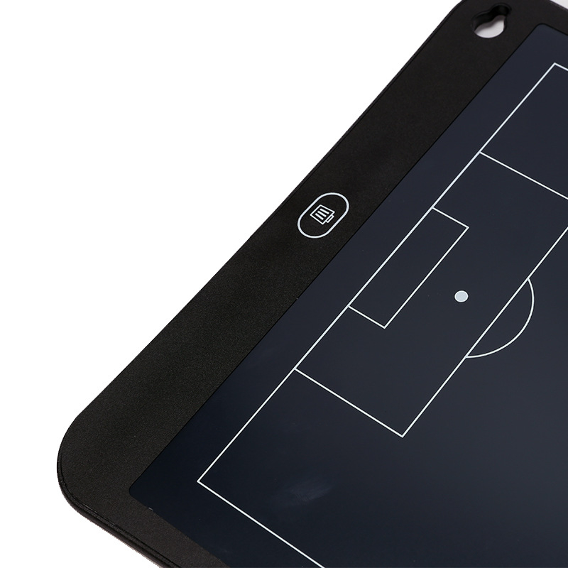 Kosárlabda és futball taktikai tábla stilusszal, műanyag kivitelben (műanyag; kosárlabda és futball; stylusz beépítve)