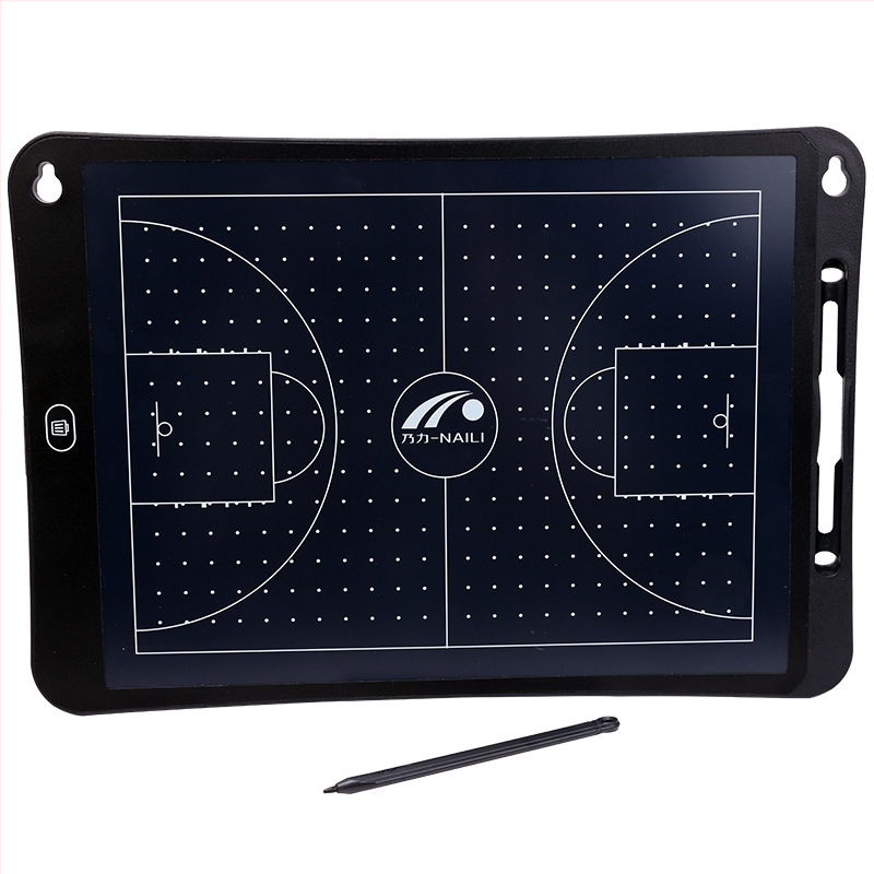 Taktická tabuľa pre basketbal a futbal so stylusom, plastová konštrukcia (plastová; basketbal a futbal; stylus)