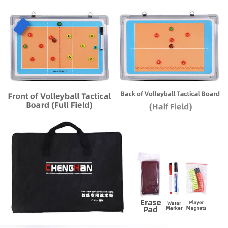 Futball- és kosárlabda taktikai tábla — alumíniumötvözet keret, padlóra álló tartó, mágneses felület, toll és törlő gumi