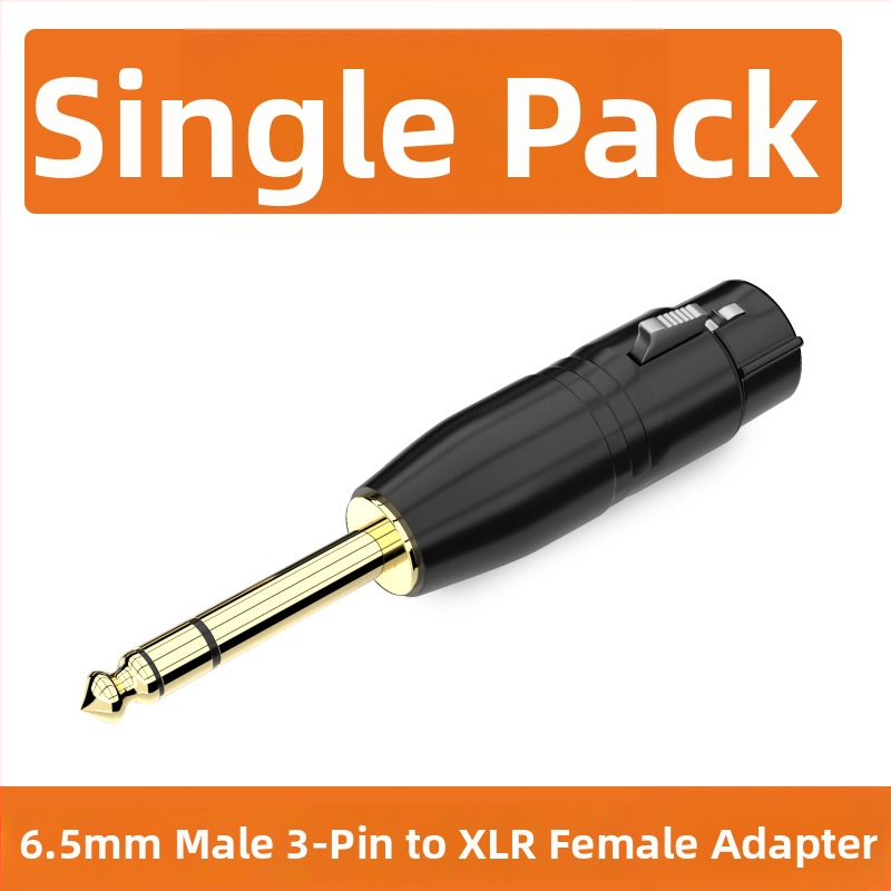 XLR audio adaptér: Cannon na 6,35 mm/6,5 mm, varianty s 2-core alebo 3-core; rozhranie mikrofónu a mixéra; životnosť 500 cyklov; značka Choseal/Akihabara; modely QD2035–QD2038