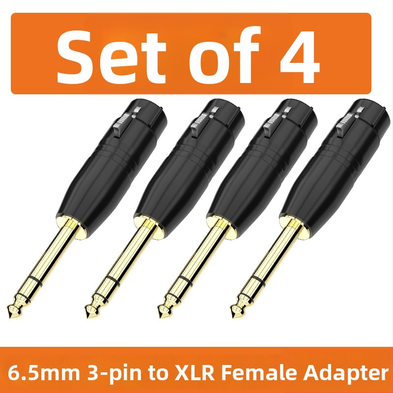 XLR audio adaptér: Cannon na 6,35 mm/6,5 mm, varianty s 2-core alebo 3-core; rozhranie mikrofónu a mixéra; životnosť 500 cyklov; značka Choseal/Akihabara; modely QD2035–QD2038
