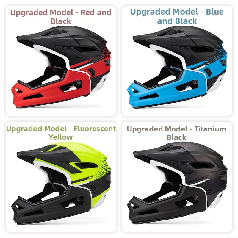 Kaciga za planinski bicikl s odvojivim bradnim štitnikom, PC+EPS, ZTEAM ZT-009-2, za odrasle, unisex