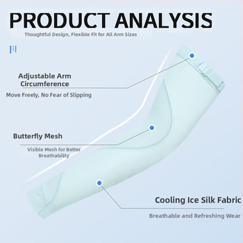 Unisex návleky na ochranu proti slnku, priedušné, rýchloschné, z nylónu, nastaviteľné, na cyklistiku a jazdu