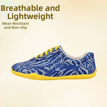 Topánky na bojové umenia pre deti – unisex, predné šnúrky, nízky vrch, horná Nylon+Leather, protišmyková gumová podrážka