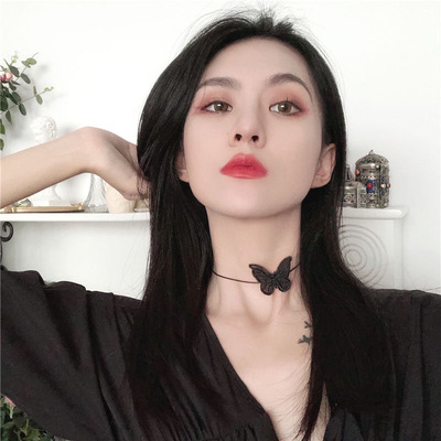 3D leptir ogrlica, insektni motiv, korejski stil, Cortex materijal, ljeto 2023