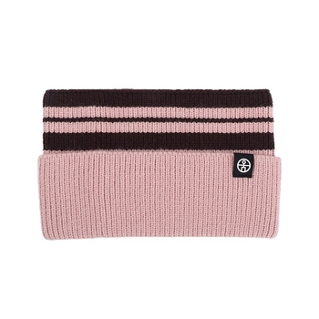 Hongxi pletena traka za glavu s prugama i zaštitom ušiju za djecu – vanjska upotreba, jesen-zima 2025, unisex