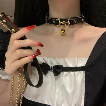 Ogrlica od legure s lancem ključne kosti – unisex geometrijski choker