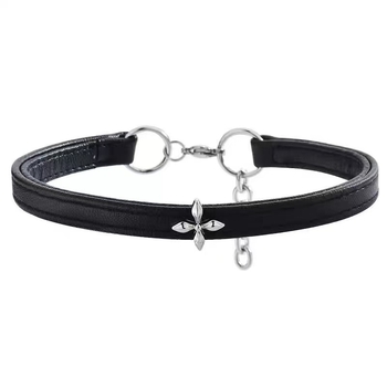 Kožni čoker ogrlica za žene, geometrijski dizajn, brend Chujian Jewelry, lanac klavikule, sladak stil