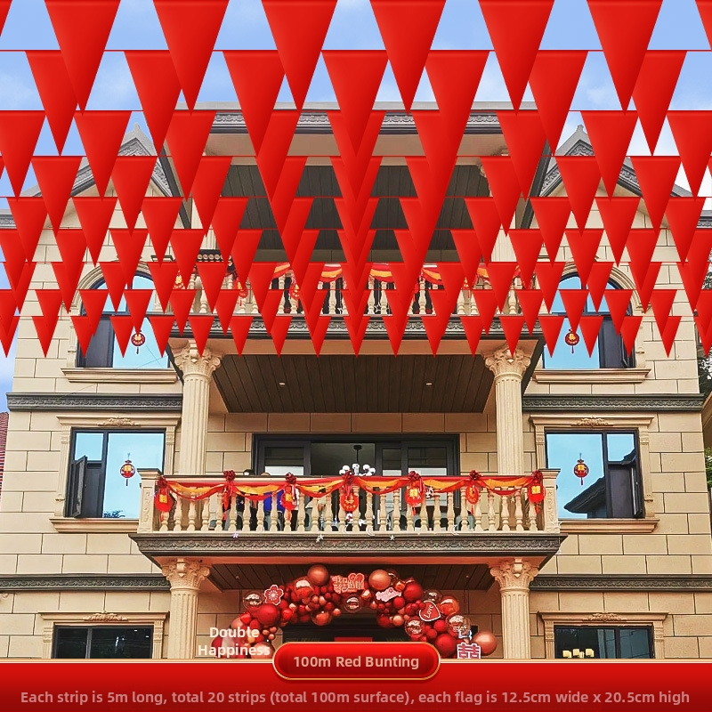 Baijuxin Vjenčana girlanda Dekoracija – Brokatni materijal, vrpca, dekoracija prostora za vjenčanje