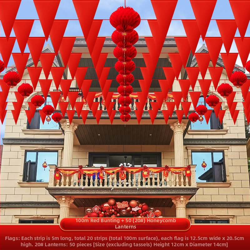 Baijuxin Vjenčana girlanda Dekoracija – Brokatni materijal, vrpca, dekoracija prostora za vjenčanje