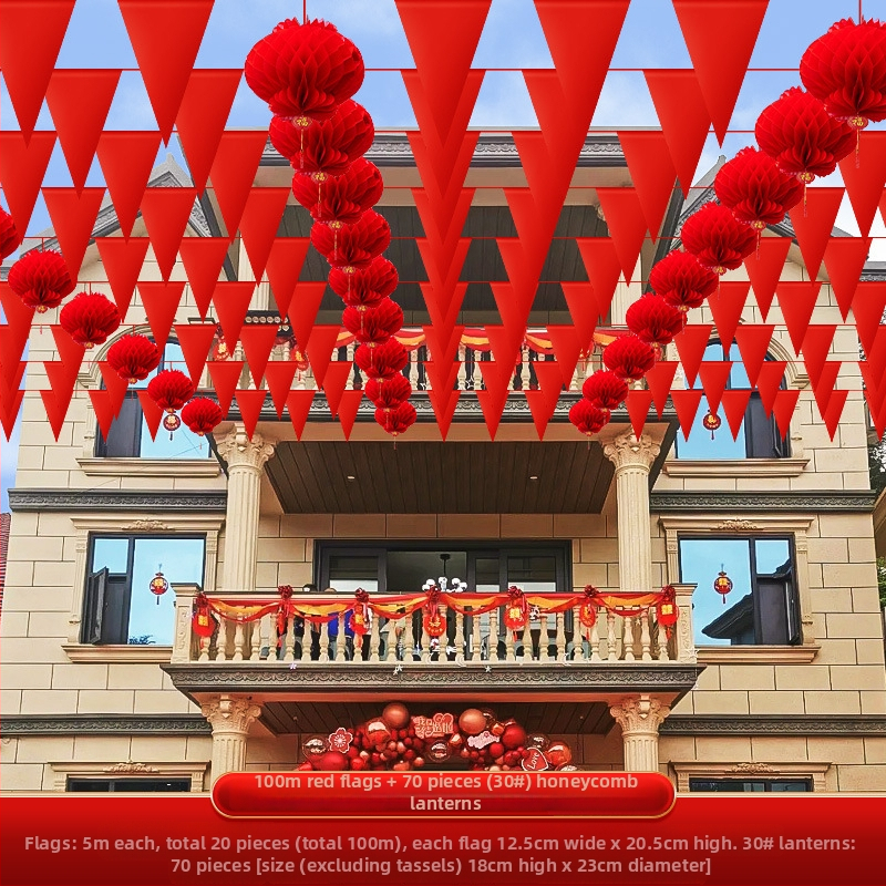 Baijuxin Vjenčana girlanda Dekoracija – Brokatni materijal, vrpca, dekoracija prostora za vjenčanje