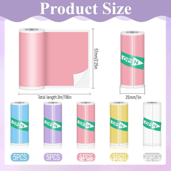 Folyamatos nyomtatáshoz tervezett termoszalag papír, forró olvadó ragasztó, fényes film