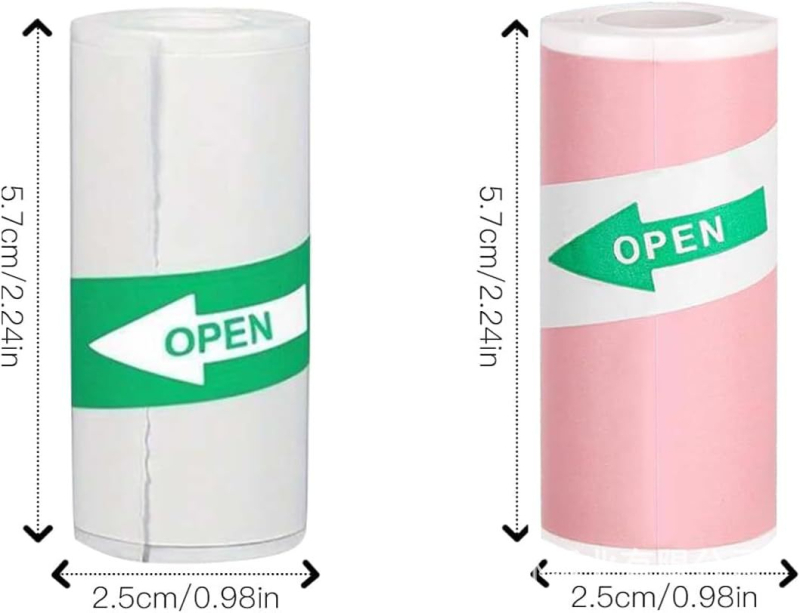 Folyamatos nyomtatáshoz tervezett termoszalag papír, forró olvadó ragasztó, fényes film