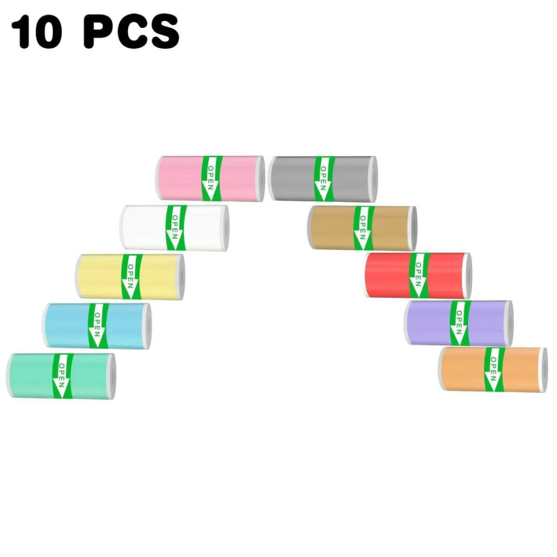 Folyamatos nyomtatáshoz tervezett termoszalag papír, forró olvadó ragasztó, fényes film