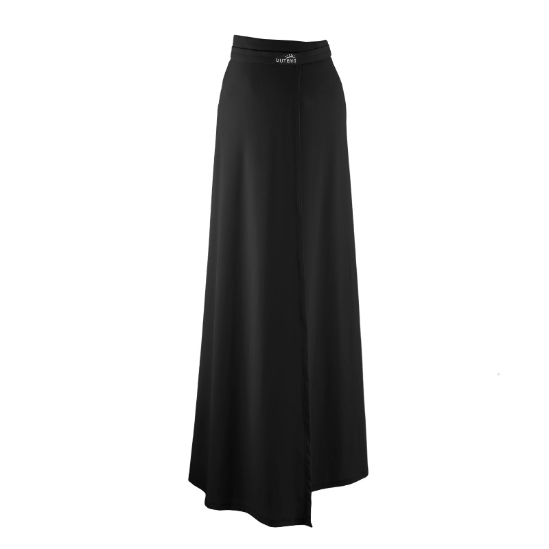 Gu Teng UV-védelmet nyújtó hosszú szoknya – lélegző nylon anyag, eredeti dizájn, hosszú stílus (nylon, UV-védelem, lélegző)