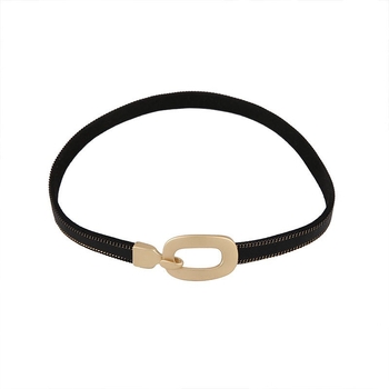 Choker ogrlica od zinkove legure, elektroplatiranje, X8012, oblik U, lanac tipa užad