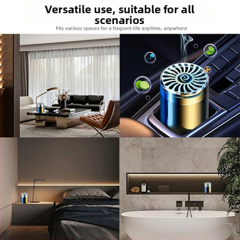 Automobilový osviežovač vzduchu na sedadlo s okrúhlym skleneným držiakom parfumu, jazmínová vôňa, 50–100 ml