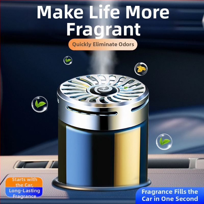 Automobilový osviežovač vzduchu na sedadlo s okrúhlym skleneným držiakom parfumu, jazmínová vôňa, 50–100 ml