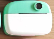 Gyerekeknek szánt azonnali nyomtatós kamera egy érintésre, kártyanyomtatás, 2,4 hüvelykes LCD, TF-kártya tárhely, 24MP