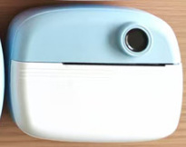 Gyerekeknek szánt azonnali nyomtatós kamera egy érintésre, kártyanyomtatás, 2,4 hüvelykes LCD, TF-kártya tárhely, 24MP