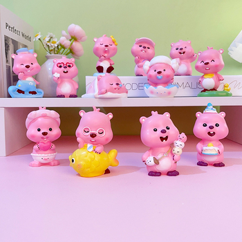 Beaver διακοσμητικό γραφείου — καρτούν κατασκευή από ρητίνη (Jin Xi); για γραφείο και κεντρική κονσόλα αυτοκινήτου; υλικό: ρητίνη; κατηγορία: κατασκευές από ρητίνη; στυλ: καρτούν