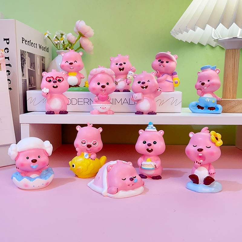 Beaver διακοσμητικό γραφείου — καρτούν κατασκευή από ρητίνη (Jin Xi); για γραφείο και κεντρική κονσόλα αυτοκινήτου; υλικό: ρητίνη; κατηγορία: κατασκευές από ρητίνη; στυλ: καρτούν