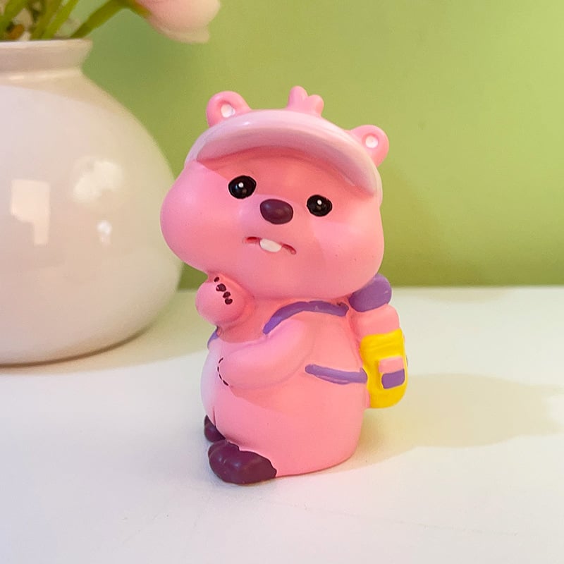 Beaver διακοσμητικό γραφείου — καρτούν κατασκευή από ρητίνη (Jin Xi); για γραφείο και κεντρική κονσόλα αυτοκινήτου; υλικό: ρητίνη; κατηγορία: κατασκευές από ρητίνη; στυλ: καρτούν