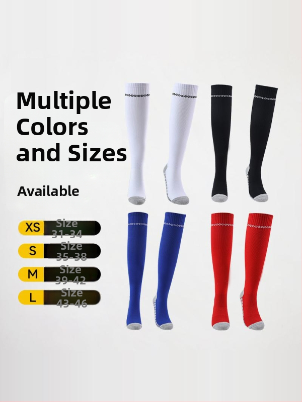 OXP profesionálne futbalové tréningové ponožky – dlhé po kolená, protišmykové, s hrubým froté spodkom, materiál: nylon, spandex, polyester