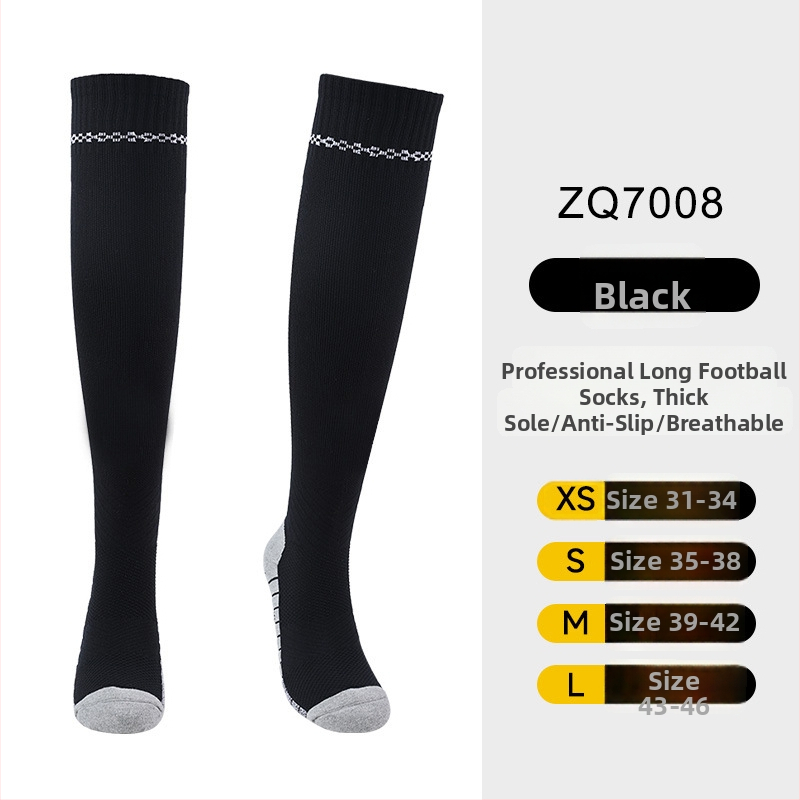 OXP profesionálne futbalové tréningové ponožky – dlhé po kolená, protišmykové, s hrubým froté spodkom, materiál: nylon, spandex, polyester