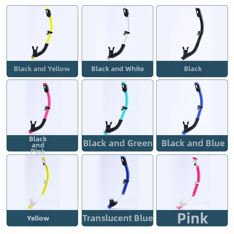 Snorklovací set pre dospelých s plne suchou dýchacou trubicou, ASY značky, materiály: tekutý silikón, PC, PVC