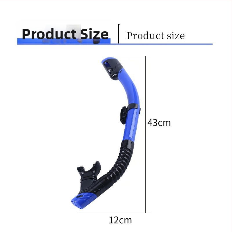 Snorklovací set pre dospelých s plne suchou dýchacou trubicou, ASY značky, materiály: tekutý silikón, PC, PVC