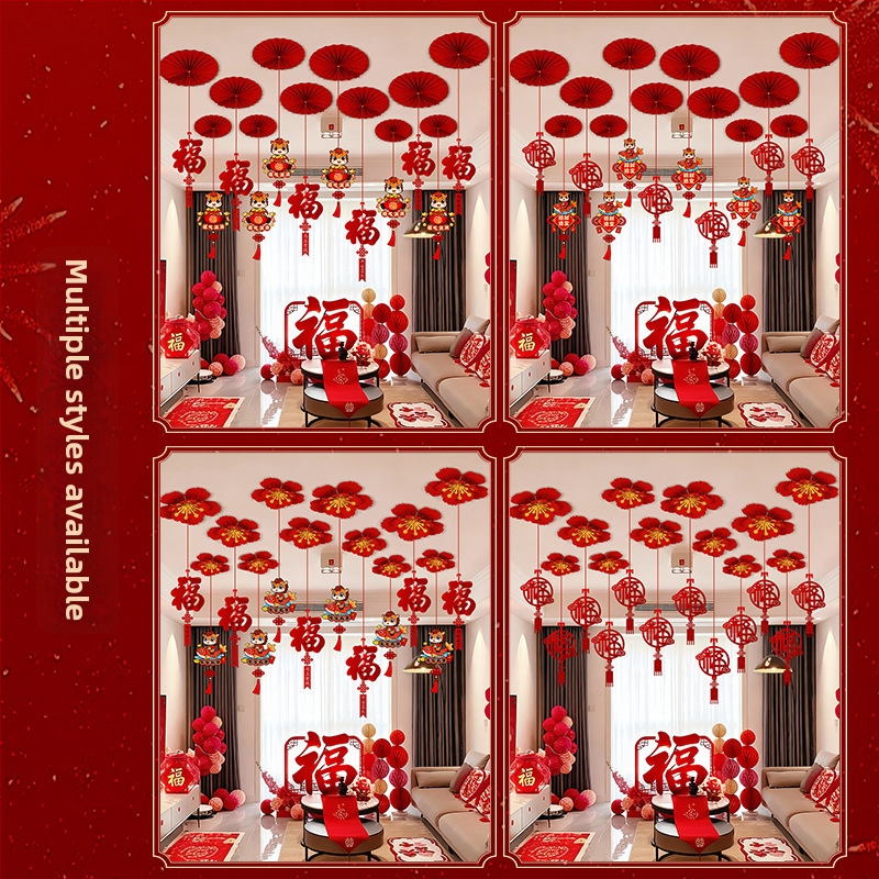 Vješena dekoracija za 2026. godinu Konja – PET vrpca, za krov i dnevni boravak/spavaću sobu, rekvizit za uređenje prostora