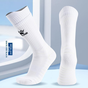 Pánske futbalové ponožky strednej dĺžky lýtka, Flash Power, polyester-bavlna