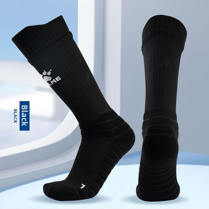 Pánske futbalové ponožky strednej dĺžky lýtka, Flash Power, polyester-bavlna