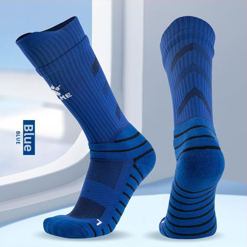 Pánske futbalové ponožky strednej dĺžky lýtka, Flash Power, polyester-bavlna