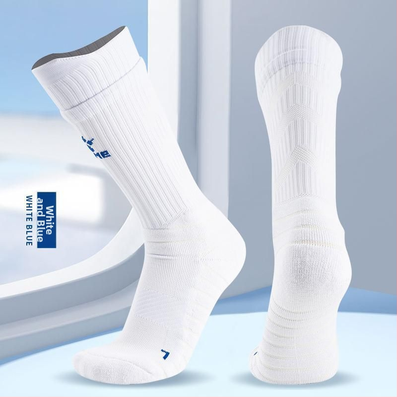 Pánske futbalové ponožky strednej dĺžky lýtka, Flash Power, polyester-bavlna