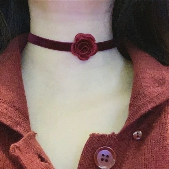 Flanelasti ogrlica s cvjetnim uzorkom, unisex, narodni stil, br. 11, cvjetni dizajn, zasebno pakiranje