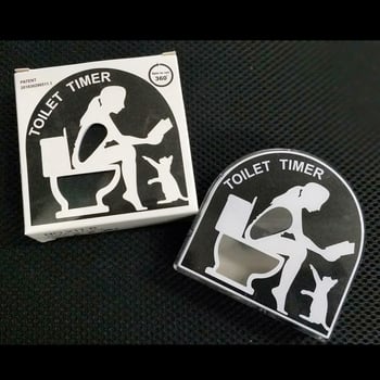 Cronometru cu nisip în formă de toaletă, din plastic, brand Shuangwei (brand privat autorizat), cadou gata de oferit, ornament suspendat decorativ